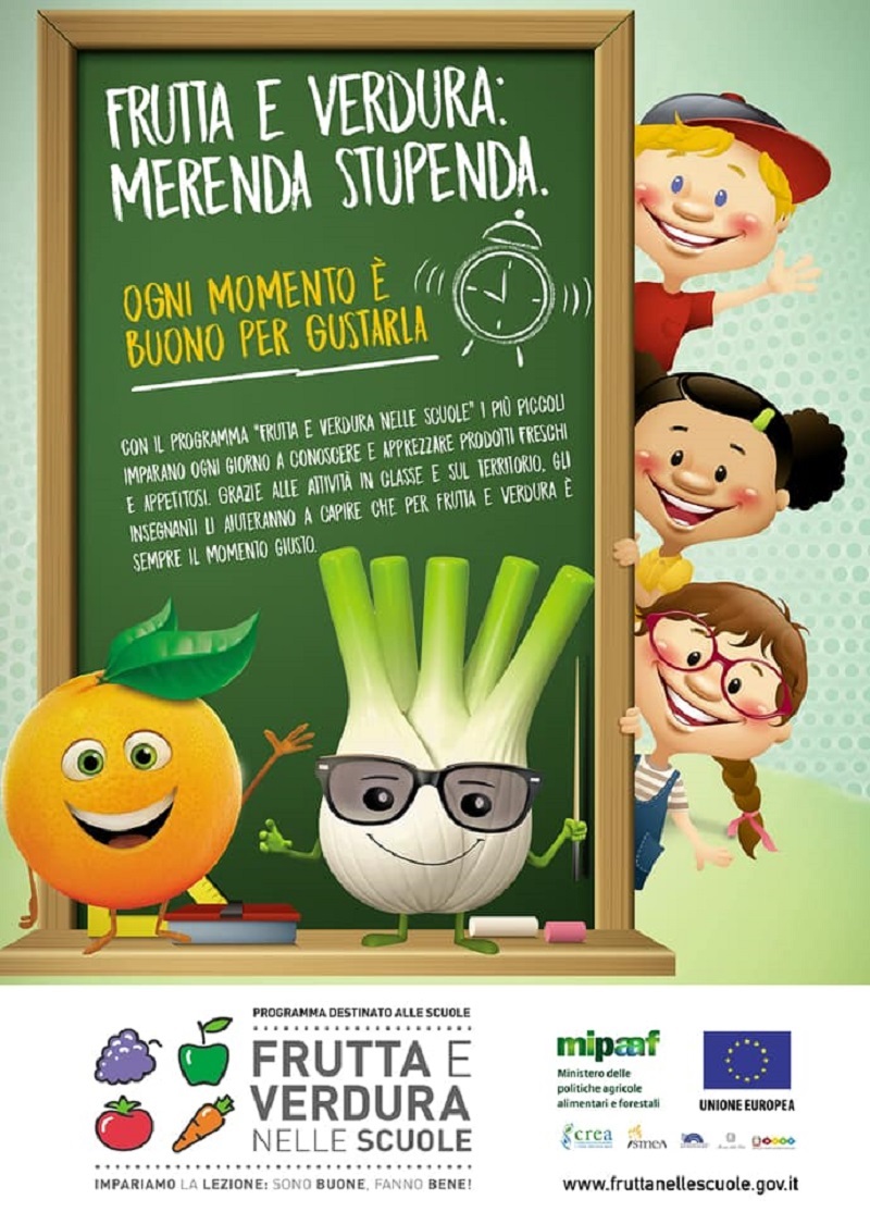 Frutta E Verdura Nelle Scuole: Sono Buone E Fanno Bene! - Smiling ...